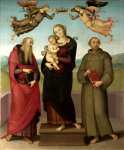 Pietro Perugino - The Virgin and Child with Saints Jerome and Francis